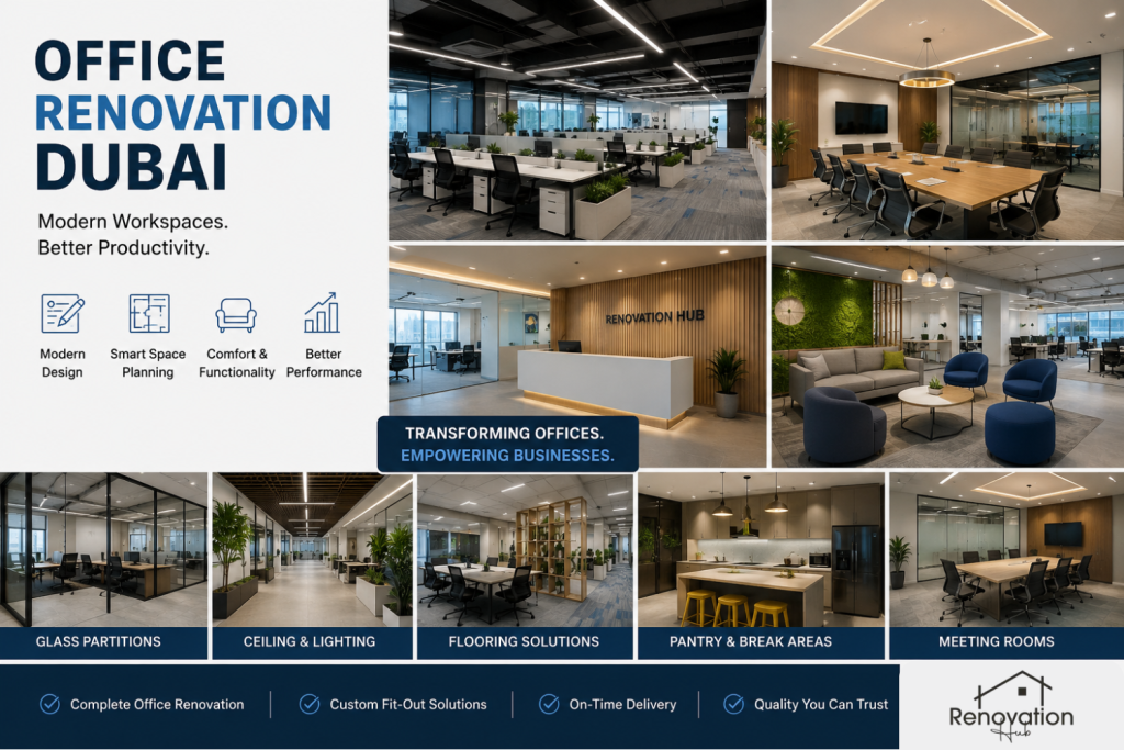 Office Renovation Services in Dubai for Growing Businesses