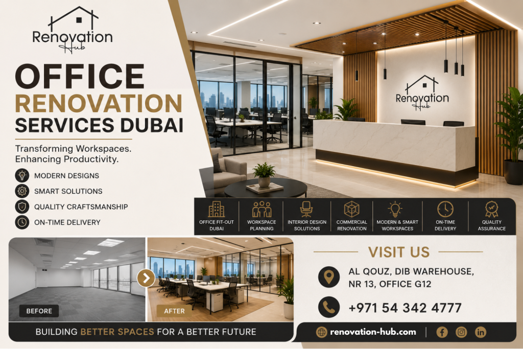 Office Renovation Services Dubai for Growing Businesses