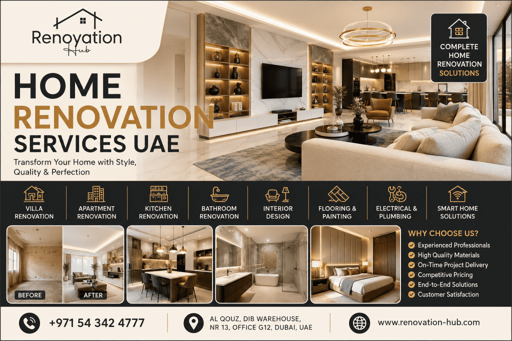 Best Home Renovation Services UAE for Modern Homes