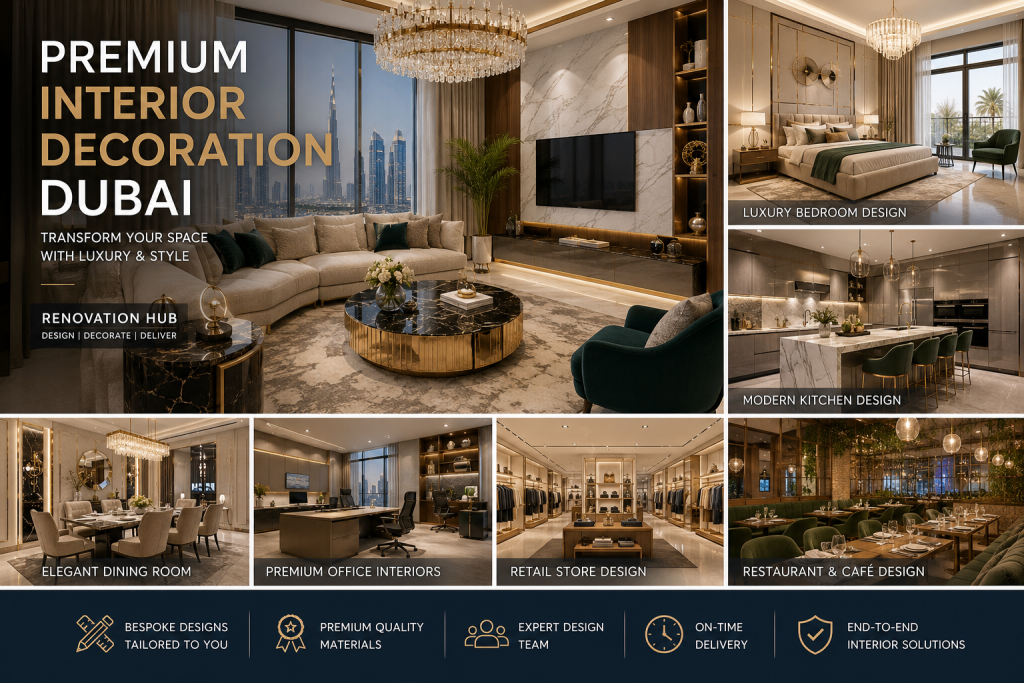 Premium Interior Decoration Dubai