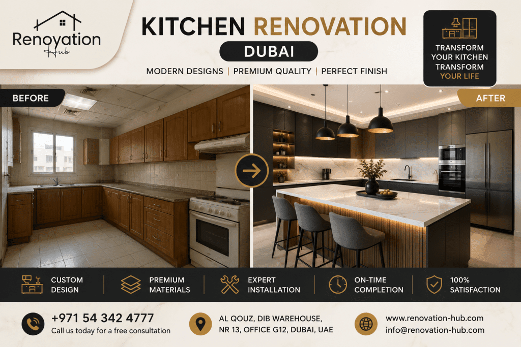 Kitchen Renovation Services - Kitchen Renovation UAE - Kitchen Remodeling Dubai